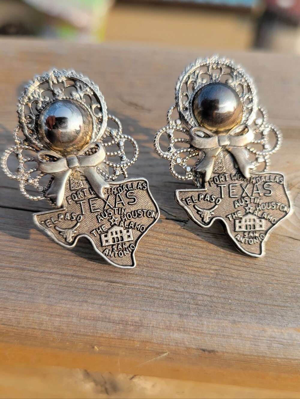 Vintage Vibes Texas Earrings